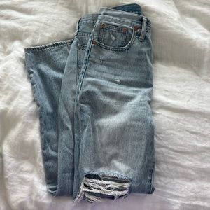 Madewell Distressed Perfect Vintage Jeans